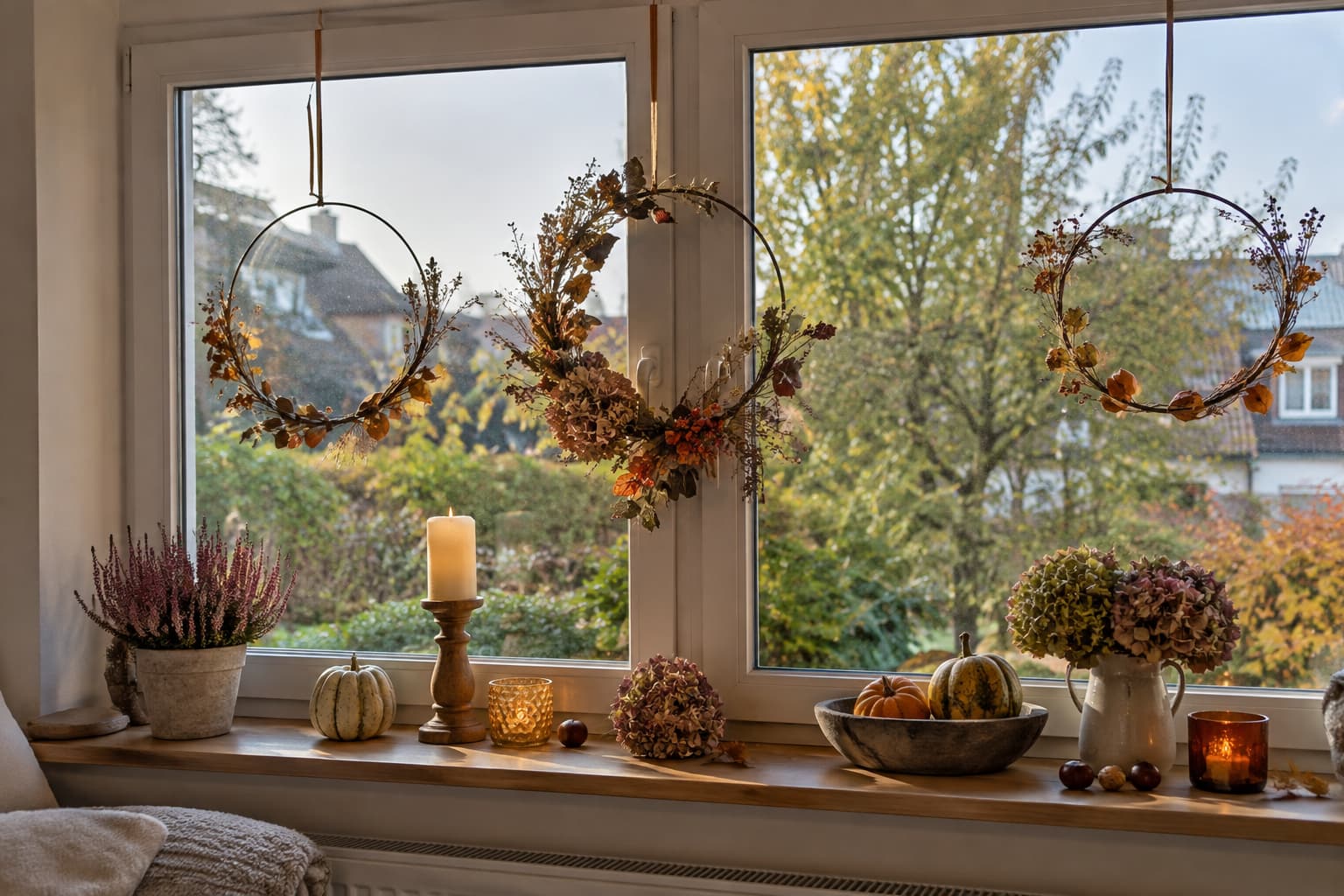 Deinen Fenster-Ring mit Herbstdeko gestalten: 16 Ideen zum Nachmachen