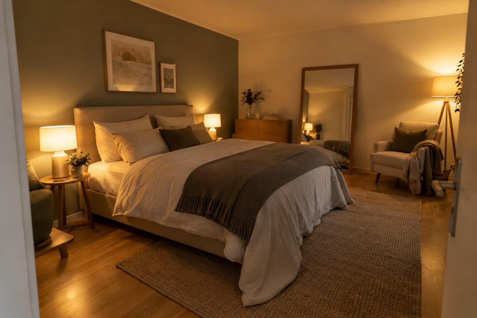 So richtest du dein Schlafzimmer ohne Fenster ein: Anleitung in 19 Schritten